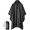 Black, variant on Adult Hooded Rain Poncho, Waterproof Lightweight Reusable Unisex Raincoat, Emergency Outdoor Rain Jacket for Hiking Camping Travel Protection, Blue