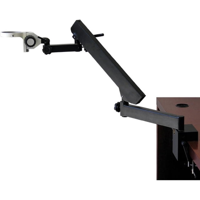 Soporte articulado con pinza para microscopios estereoscópicos AmScope ASC