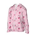 thumbnail image 2 of KLL Strawberries Print Men's Women’s UPF 50+ Sun Protection Outdoor Hoodie Jacket Long Sleeve Fishing Hiking Performance Shirt-3X-Large, 2 of 6