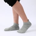 thumbnail image 2 of Xfvqtps Womens No Show Socks with Grippers Low Pilates Yoga Non Slip Chunky Breathable Comfortable Soft Glued Pain Yoga Socks Gray, 2 of 3