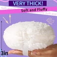 thumbnail image 6 of GIXUSIL Jumbo Body Powder Puff, 6in (15cm) Face Powder Puffs, Extra Large Dust Powder Puff Applicator for Loose Mineral Powder Body, Powder Shimmer Powder, White, 1Pcs, 6 of 7