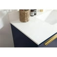 thumbnail image 4 of 40 inch single bathroom vanity in blue with backsplash, 4 of 8