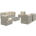thumbnail image 3 of Modway Repose Outdoor Patio 8 Piece Sectional Set, Multiple Colors, 3 of 8