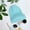 Blue, variant on Outfmvch Beanie For Women Hat And Scarf Set For Women Autumn/Winter Imitation Rolled Hem Solid Color All Get Knitted Hat Men'S And Women'S Flanged Cold Hat Winter Hat Army Green One Size
