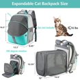 thumbnail image 2 of Lishi Expandable Cat Backpack - Durable and Breathable Pet Carrier for Small Dogs and Cats, 2 of 5
