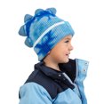 thumbnail image 2 of WinterProof Dino Toque Arctic Blue Tie Dye Knit Beanie, 2 of 6