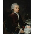 thumbnail image 3 of H. Lefèvre 15x18 Black Modern Framed Museum Art Print Titled - Portrait of a Man, Formerly Made Up in Robespierre (1792), 3 of 5