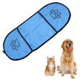 thumbnail image 1 of Ultra Soft Microfiber Dog Towel Pet Dog Bath Towel With Hand Pockets, 1 of 3