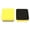 Yellow, variant on Craft Stationery Double Layer Blackboard Eraser for Spongeboard EVA Colored Page Rubberless Cleaning Tool Square Learning Eraser for Education and Use