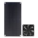 thumbnail image 1 of Kit de ventilador con panel solar, protección de seguridad, fácil de instalar, energía solar de 10 W para gallineros, casetas para perros, invernaderos, energía silenciosa y ecológica, ventilación, 1 of 5
