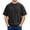 Black, variant on Mens T-shirts Crew Neck Loose Fit Tee Tops Classic Washed Short Sleeves Basic T-shirts (Blue XXXL)