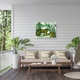 thumbnail image 5 of Wild Apple Portfolio 'Jungle Flair V' Outdoor Canvas 14x16, 5 of 5