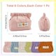 thumbnail image 2 of Bolsa portátil de pana con 6 estilos, organizador de artículos de tocador, bolsa de cosméticos de viaje, bolso de mano, estuche pequeño para monedero., 2 of 6