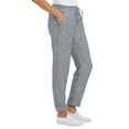 thumbnail image 2 of ADRIENNE VITTADINI Ladies' Pull-On Linen Pant (Small, Blue Combo), 2 of 3