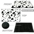 thumbnail image 3 of Exclusivo Mezcla Soft Dog Bed Crate Mat for Medium Dogs (32x22x4 in), Flannel Fleece Cow Print Dog Pet Cat Kennel Pad with Anti-Slip Bottom, Machine Washable, 3 of 6