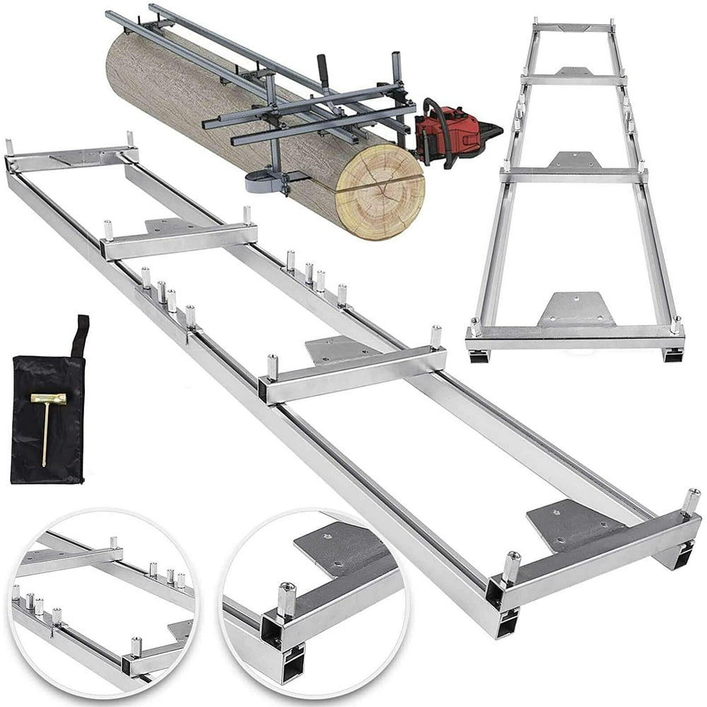 VEVOR Chainsaw Rail Mill Guide System 9ft 2.7M 4 Reinforce First Cut