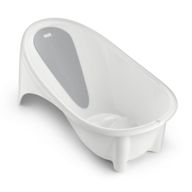 Fisher-Price Simple Support Tub Baby to Toddler Bath with Built-In Head-and-Backrest