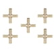 thumbnail image 5 of 5 uds 4 vías en cruz 6 -12mm tubo conector de lengüeta para accesorios de tubería conjunta 10 mm Zulema Conector de manguera cruzada, 5 of 6