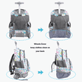 thumbnail image 4 of Seastig Rolling Backpack 16 Inch School College Travel Carry-on Backpack Boys Girls, 4 of 4
