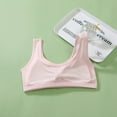thumbnail image 6 of Hotiary Teen's Solid Color Casual Vest Breathable Sport Underwear Adolescent Pure Cotton Bra for Girls 12-16 Years Old, 6 of 18