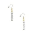 thumbnail image 2 of Delight Jewelry Silvertone Believe Faith Prayer Hope Bar Gold Tone Infinity French Earrings, 2 of 4