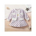 thumbnail image 2 of FAROOT Baby Floral Buttons Coat Sleeveless Round Neck High Waist A-Line Midi, 2 of 9