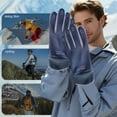 thumbnail image 6 of Winter Fleece Lined Thermal Gloves Unisex Thick Warm Touchscreen Outdoor Sports Gloves for Driving Cycling Skiing Windproof Cold Resistant Full Finger Warmth, 6 of 6
