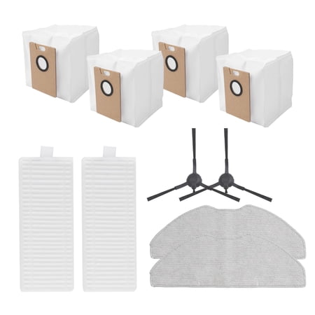 Main Side Brush Filter Dust Bag Mop Cloth Kit For Tapo Rv30 Max Rv30 Max Plus Rv20 Max Rv20 Max Plus Sweeper Cleaner Accessories