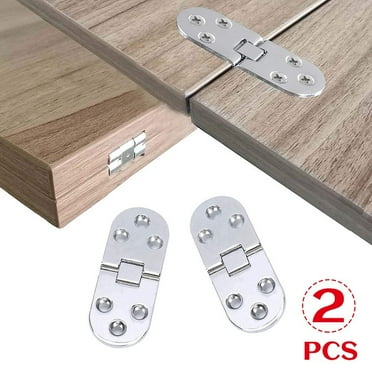 2Pcs Folding Table Zinc Alloy Hinges for Flip Top Table Cabinet Door Furniture