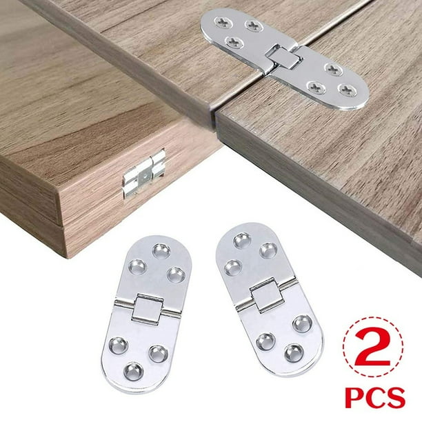 2Pcs Folding Table Zinc Alloy Hinges for Flip Top Table Cabinet