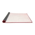 thumbnail image 2 of Ahgly Company Indoor Round Solid Red Modern Area Rugs, 5' Round, 2 of 4