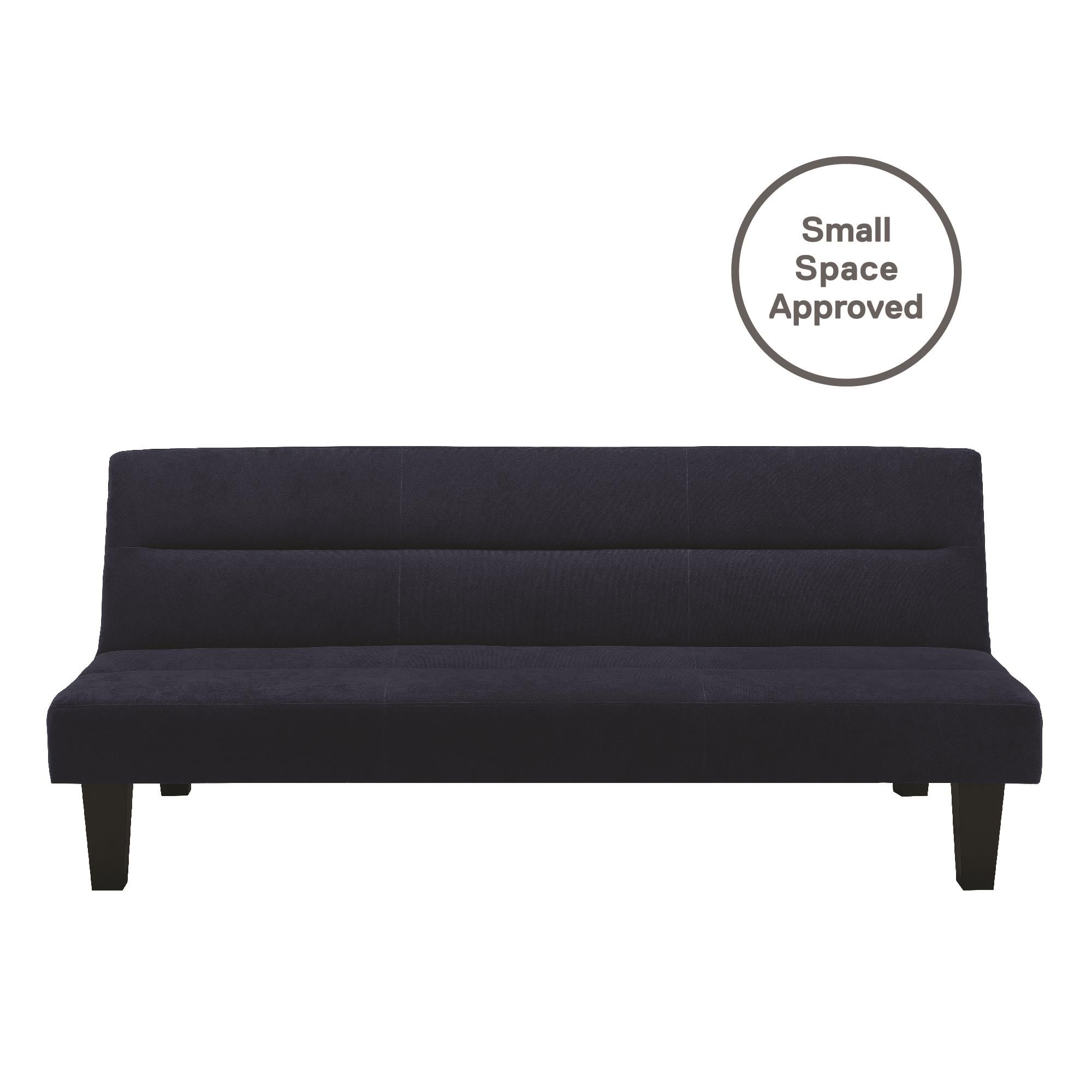 Dhp Kebo Futon Couch With Microfiber Er Black Com Dhp Kebo Futon Couch With Microfiber