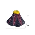 thumbnail image 4 of Aquarium Volcano Decoration Kit - Bubble Air Stone with Multi-Color LED Lights for Fish Tanks, 4 of 6