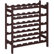 Antique Bronze Wrought Iron Wine Rack With Lock – Holds 45 Bottles, Rustic Jail Design For Home Bar Or Cellar