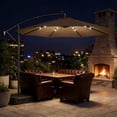thumbnail image 4 of Parasol d'Extérieur Élégant, Parasol de Piscine, Parasol de Patio à Levier, 4 of 5