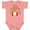 Mauve, variant on Gigi Loves Me Cute Baby Fox Boys or Girls Baby Bodysuit
