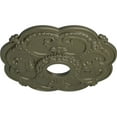 thumbnail image 3 of Ekena Millwork 18"OD x 3 1/2"ID x 1 1/2"P Rotherham Ceiling Medallion (Fits Canopies up to 3 1/2"), Hand-Painted Painted Turtle, 3 of 6