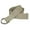 Khaki, variant on CTM Canvas Web Belt with D Ring Buckle