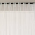 thumbnail image 2 of Bouclair Rideau Transparent Blanc à Poche pour Tringle et Pattes Arrière 52x96 Po (132x244 cm), 2 of 4