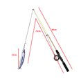 thumbnail image 2 of Cat Teaser Toy Creative Scalable Fishing Rod Cat Training Toy Pet Playing Toy, 2 of 8