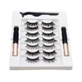 thumbnail image 2 of Pkeoh Magnetic Magnet Eyelashes7Pairs Of Eyelashes 2 Eyeliner Set For Thick Curling1ml, 2 of 2