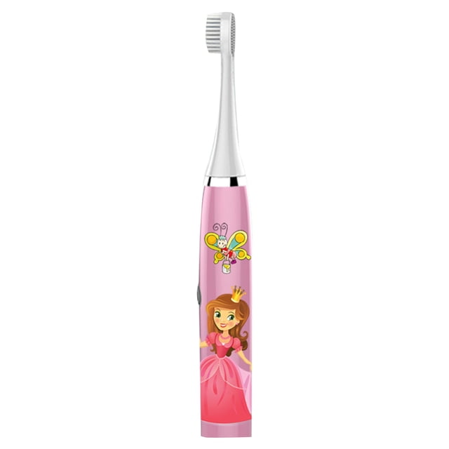 Toothbrushes Children Electric Toothbrush Cartoon Fully Automatic Sonic Toothbrush with 3 Brush Heads for Kids Children