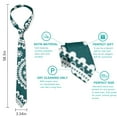 thumbnail image 6 of Tribal Rustic Home Decor Men's Tie - Aesthetic Satin Necktie, Wrinkle-Resistant, 6 of 6