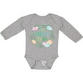 thumbnail image 3 of Inktastic My First Easter Pastel Colored Wreath Boys or Girls Long Sleeve Baby Bodysuit, 3 of 5