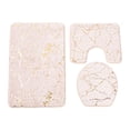 thumbnail image 1 of Juego de alfombras de baño, alfombras absorbentes de agua, felpudo antideslizante, alfombra lavable, Pedestal Beige, 1 of 8