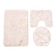 thumbnail image 1 of Juego de 3 alfombras de baño decorativas, antideslizantes, absorbentes de agua, suaves Beige, 1 of 8