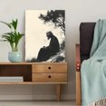 thumbnail image 5 of Qisvanset Framed Canvas Wall Art, 12x16 Inch Elijah Juniper Tree Angel Bible Sketch Art, 5 of 5