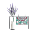thumbnail image 1 of Impresion arte repetir tela colorida Petal Tarjeta de jarrón de lavanda artificial, 1 of 3