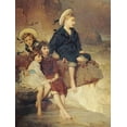 thumbnail image 2 of Hicks, George Elgar 15x18 White Modern Wood Framed Museum Art Print Titled - The Children of Sir H. Hussey Vivian, 2 of 4