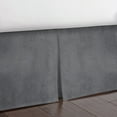 thumbnail image 3 of Vanessa Charcoal Platform Bed Skirt Full 18" Drop, 3 of 4